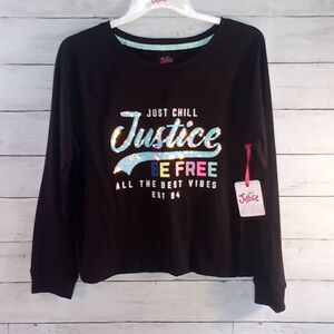 GIRLS Graphic Justice Long Sleeve Tee